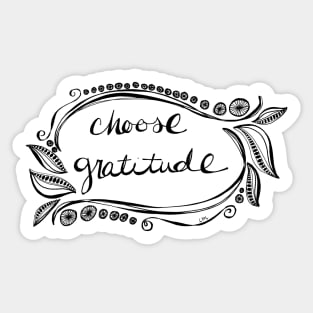 Choose Gratitude Sticker